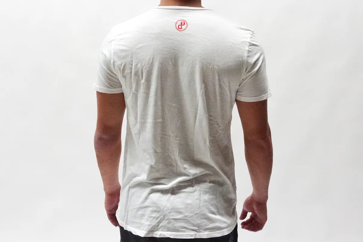 The Great Tee - White/Red