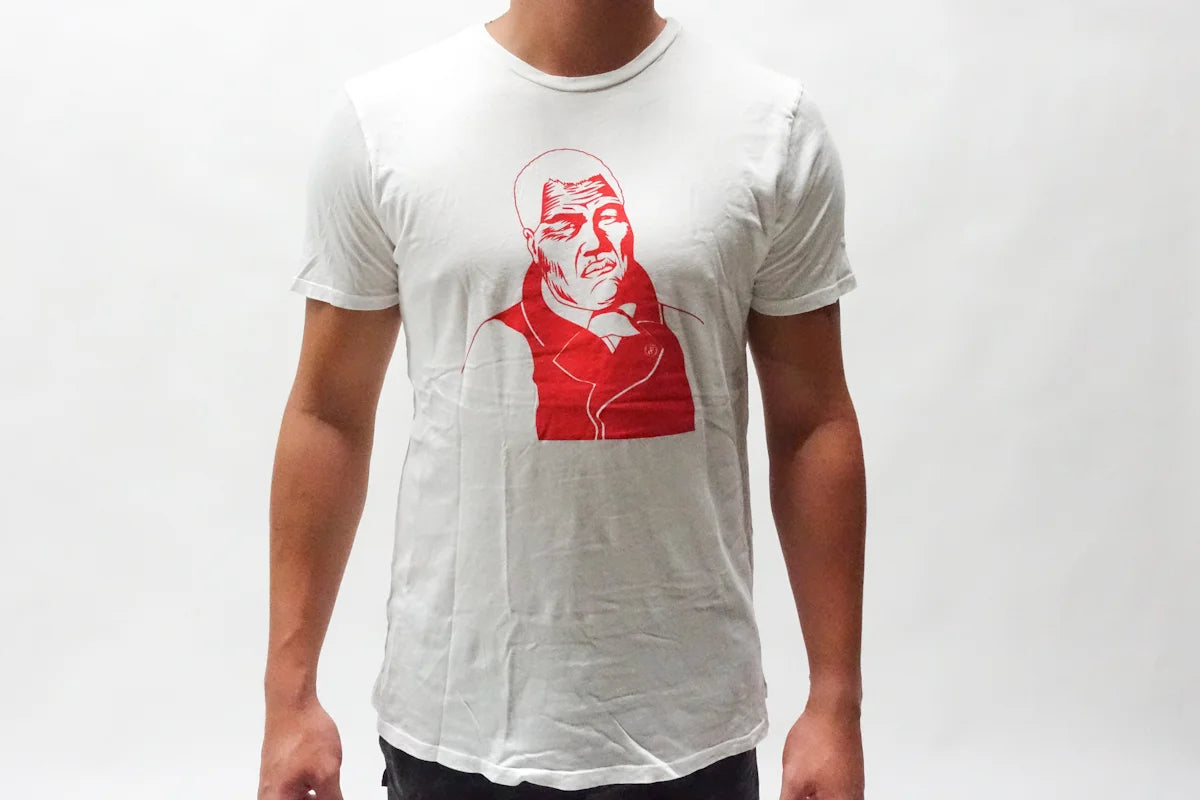The Great Tee - White/Red